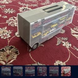 Trailer Filled With Hot Wheels ) Only Cash