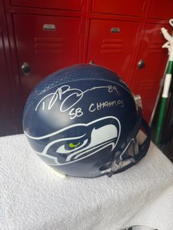 Doug Baldwin autographed full-size replica helmet Doug Baldwin autographed full-size replica helmet