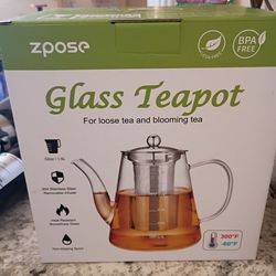 Glass Tea Pot Brand New