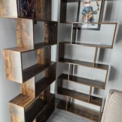 Wooden Bookshelves 