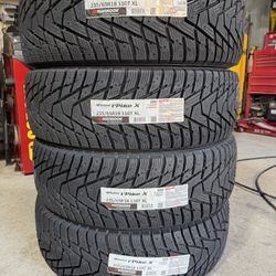 (4) - 235/65/18 Hankook Winter iPike X Snow Tires