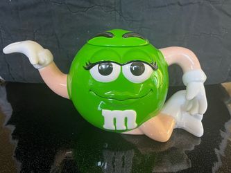 RARE 2003-04 M&M Green Lady Tea/Coffee Pot with Lid
