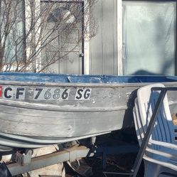 Aluminum Fishing Boat With Trailer