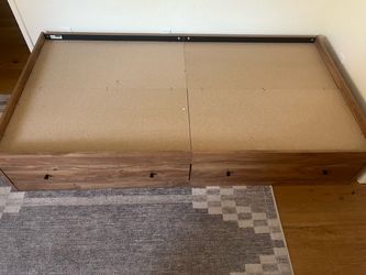 Platform storage bed frame (twin)