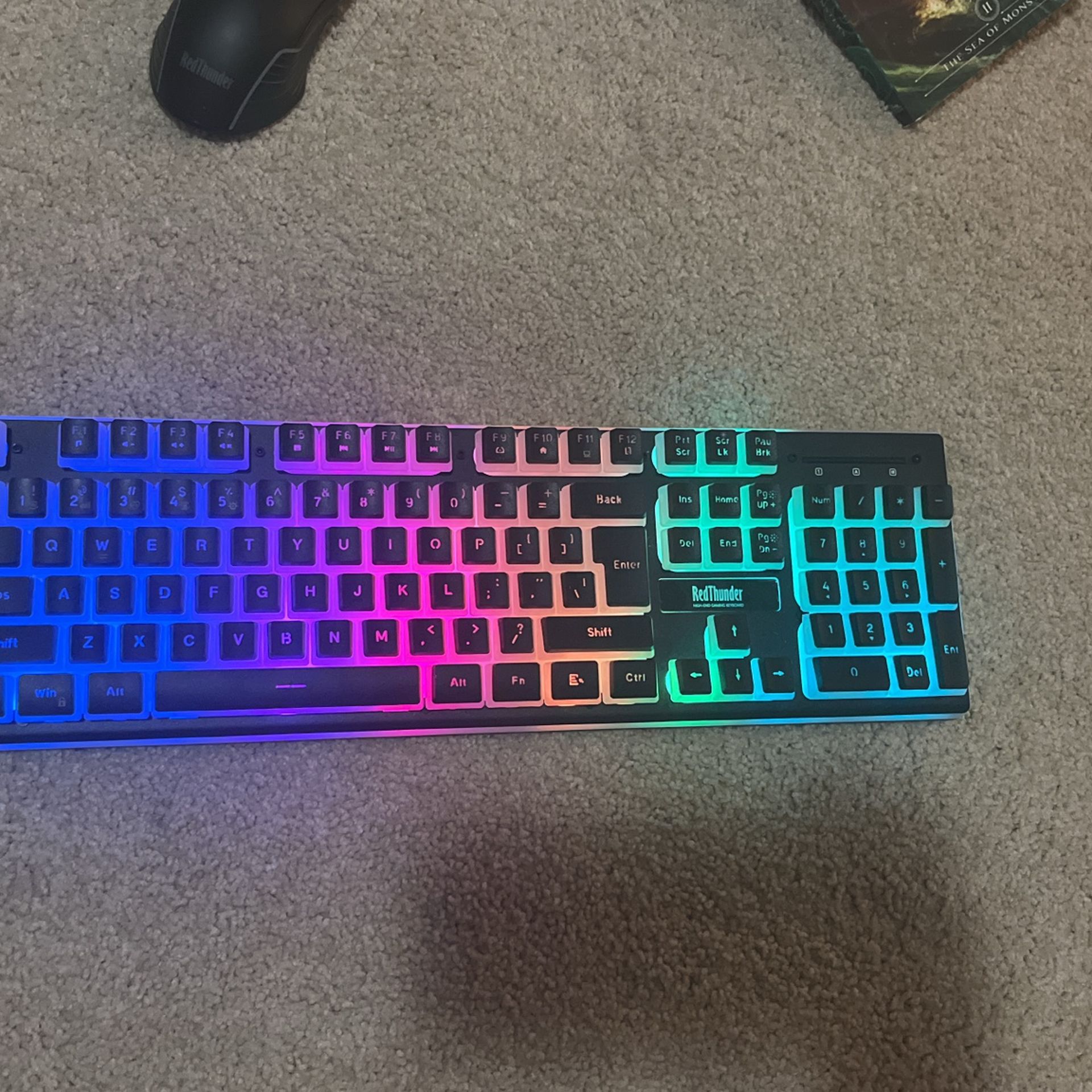 Red Thunder Keyboard And Mouse(gaming)