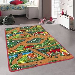Children Colorful-Animal-Rugs-Landscape-farm