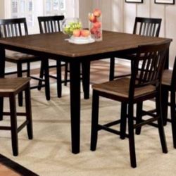 New 7 Pc LARGE  Table Set 