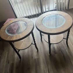 Wood End Tables