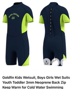 Goldfin Kids Wetsuit Youth  3mm Neoprene