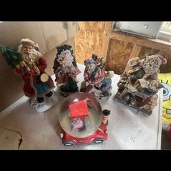 Santa Clause’s And Snowglobe