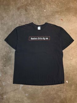1990s Faded Hooters Girls Dig Me Quote Tee (XX-Large)