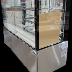 Koolmore
71 in. 30 cu.ft Refrigerated Bakery Display Case Stainless Steel Glass Front, Refrigerator 