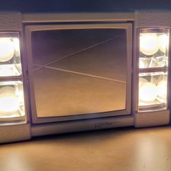 Vtg Lighted Vanity/ Makeup Mirror  Windermere Vip Pro Vp1010/626