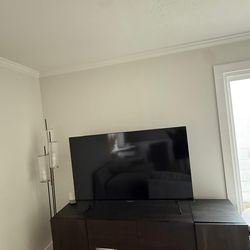 CB2 Minimalist Black Oak Media Console