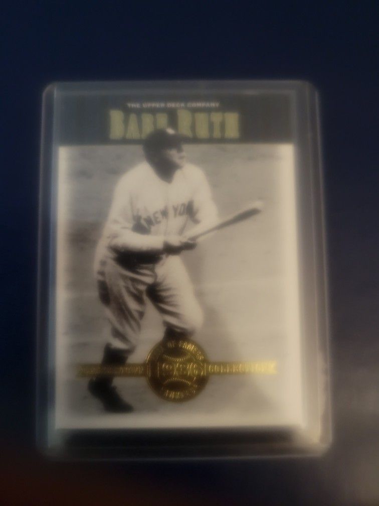🔥 Babe Ruth Baseball Card Lot – Yankees Legend Collector Set (Topps, Upper Deck, Fleer)