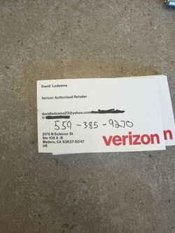 Verizon Sales Rep