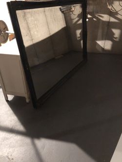 Beautiful over sized black mirror