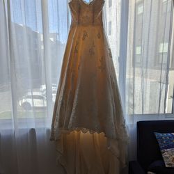 Ball-Gown/Princess Sweetheart Cathedral Train Tulle Lace Wedding Dress With Beading Sequins