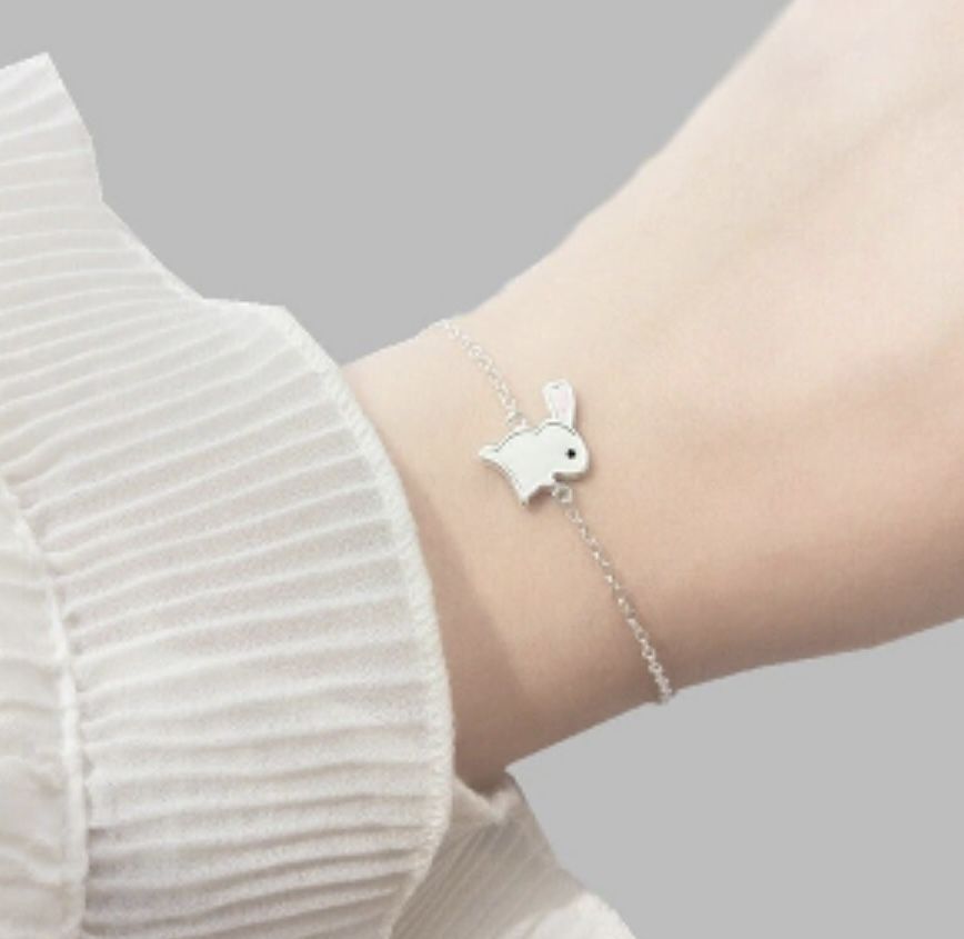 B78- Beautiful Rabbit Bracelet For Girls - Easter!