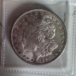 1921 Silver morgan dollar