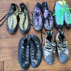 Rock climbing shoes