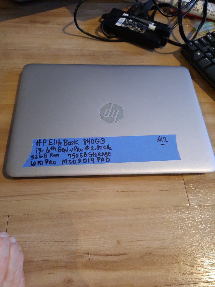 HP ELITEBOOK 840 G3 i7 7th VPro 32GB Ram 750GB HDD