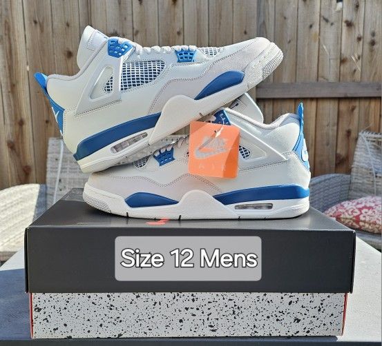 Jordan 4 Retro Military Blue (2024) Size 12