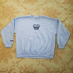 Gildan Treat People With Kindness  Crewneck Sweatshirt Blue Women's Size XL