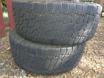 2 Tires( size as listed)