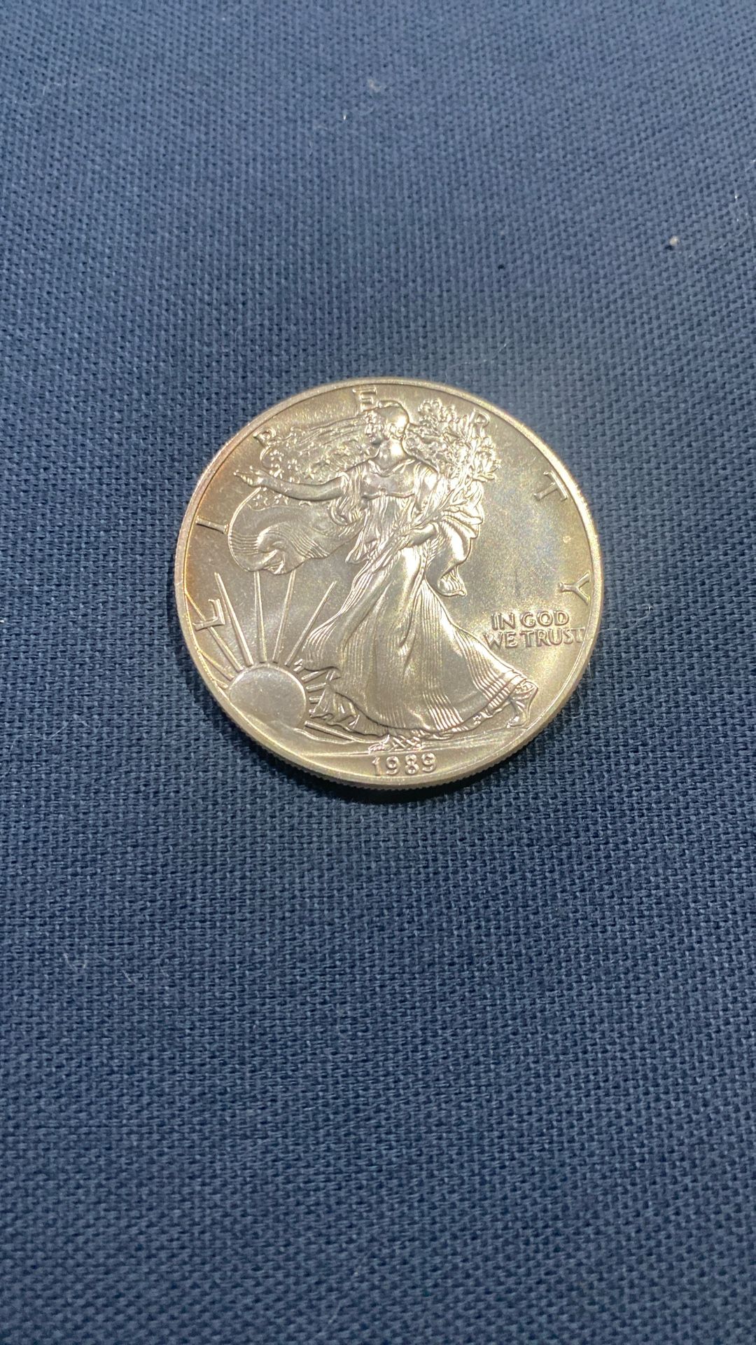 Silver 1989 /P EAGLE 🦅 DOLLAR