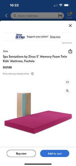 Twin Memory Foam Mattress