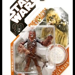 STAR WARS 30TH ANNIVERSARY SAGA LEGENDS CHEWBACCA HASBRO 2007
