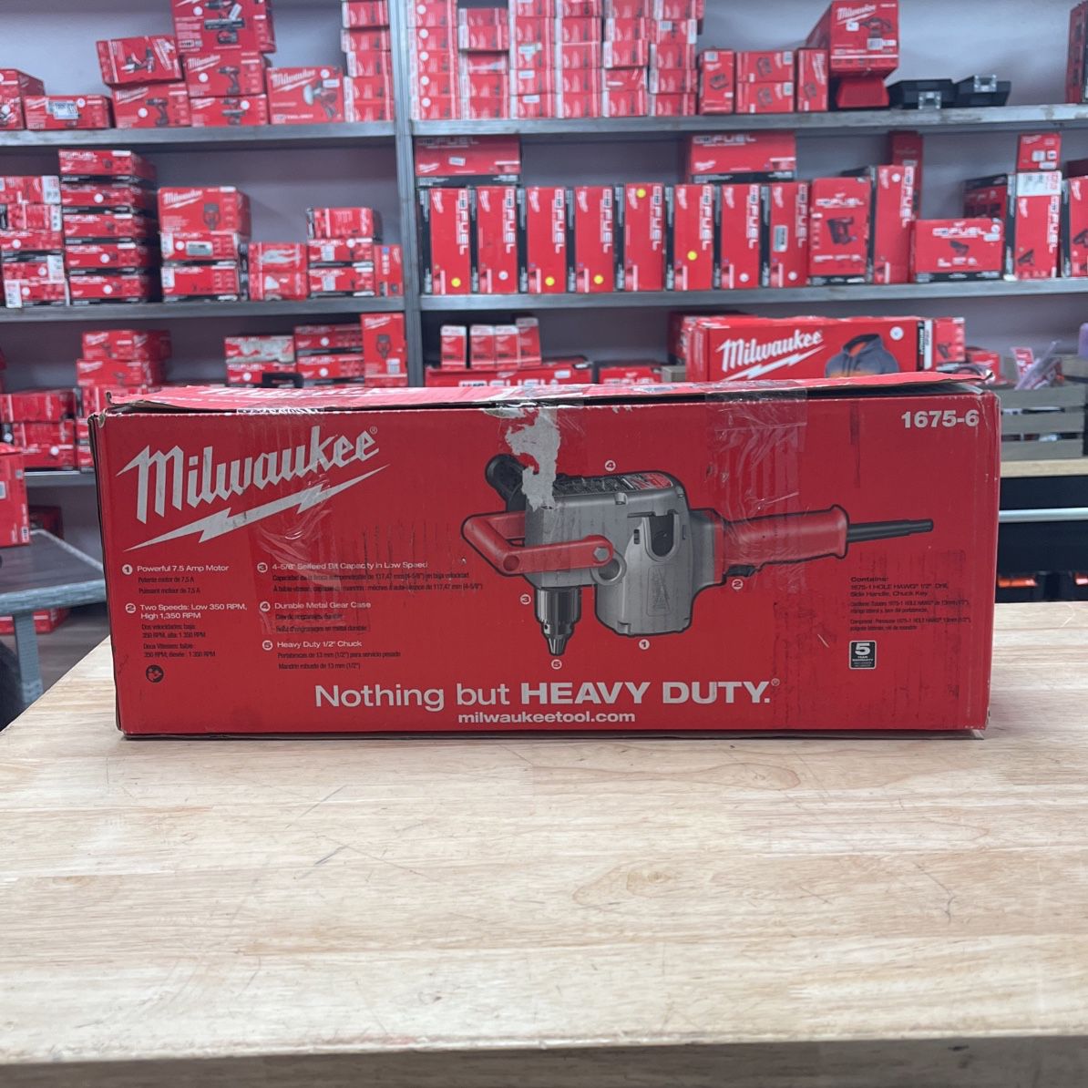 Milwaukee 7.5 Amp 1/2 in. Hole Hawg Heavy-Duty Corded Drill