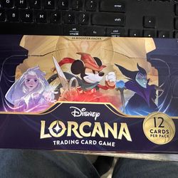 Disney Lorcana First Chapter Booster Box Sealed
