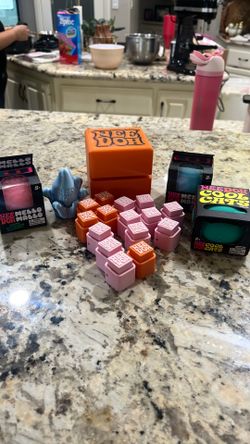 needohs, nee dohs clickers / butter, cheese ,peaches , & carrot