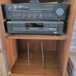 Stereo Receiver and CD Player