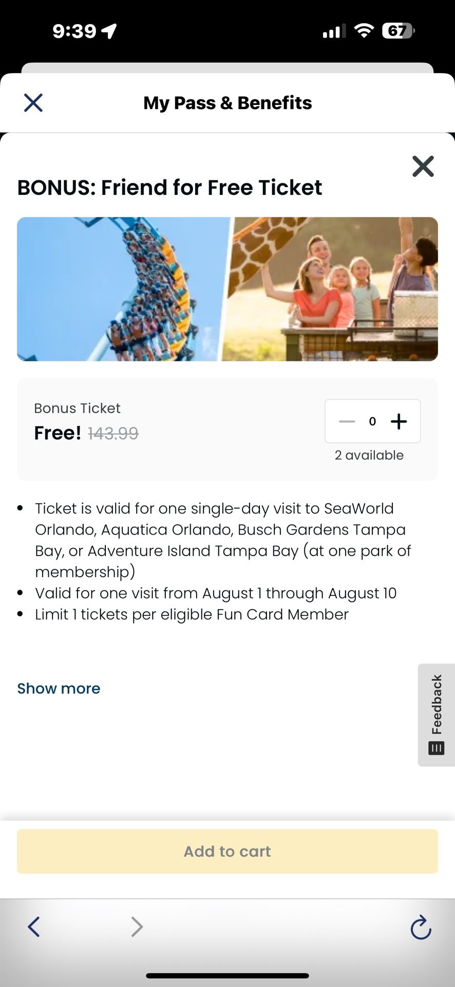 Ventro Nd Busch Garden Tickets