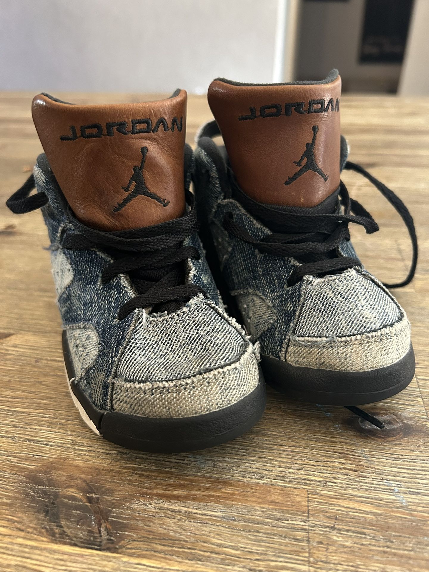 Nike Air Jordan 6 Retro Washed Denim Blue Toddler 9c