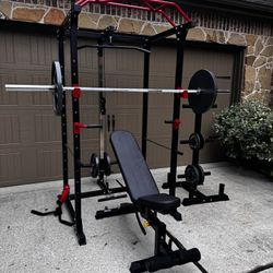Flash T10 Combo Set Squat Rack Weights Barbell And Bench ✅✅