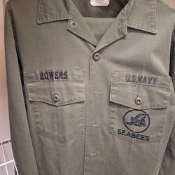 Navy SEABEE Green Uniform