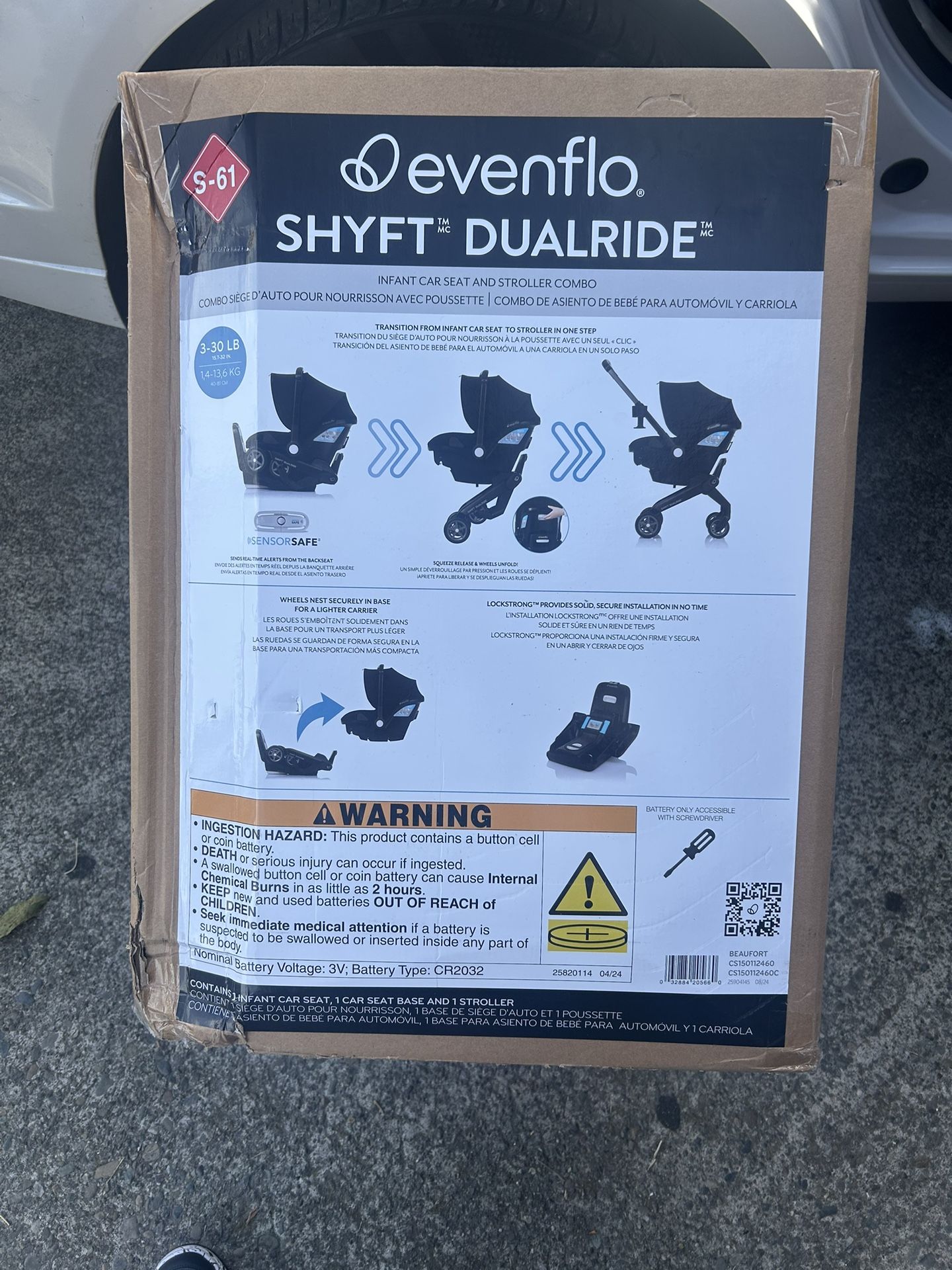 EVENFLO  Gold Shyft Dual Ride Say Seat Stroller