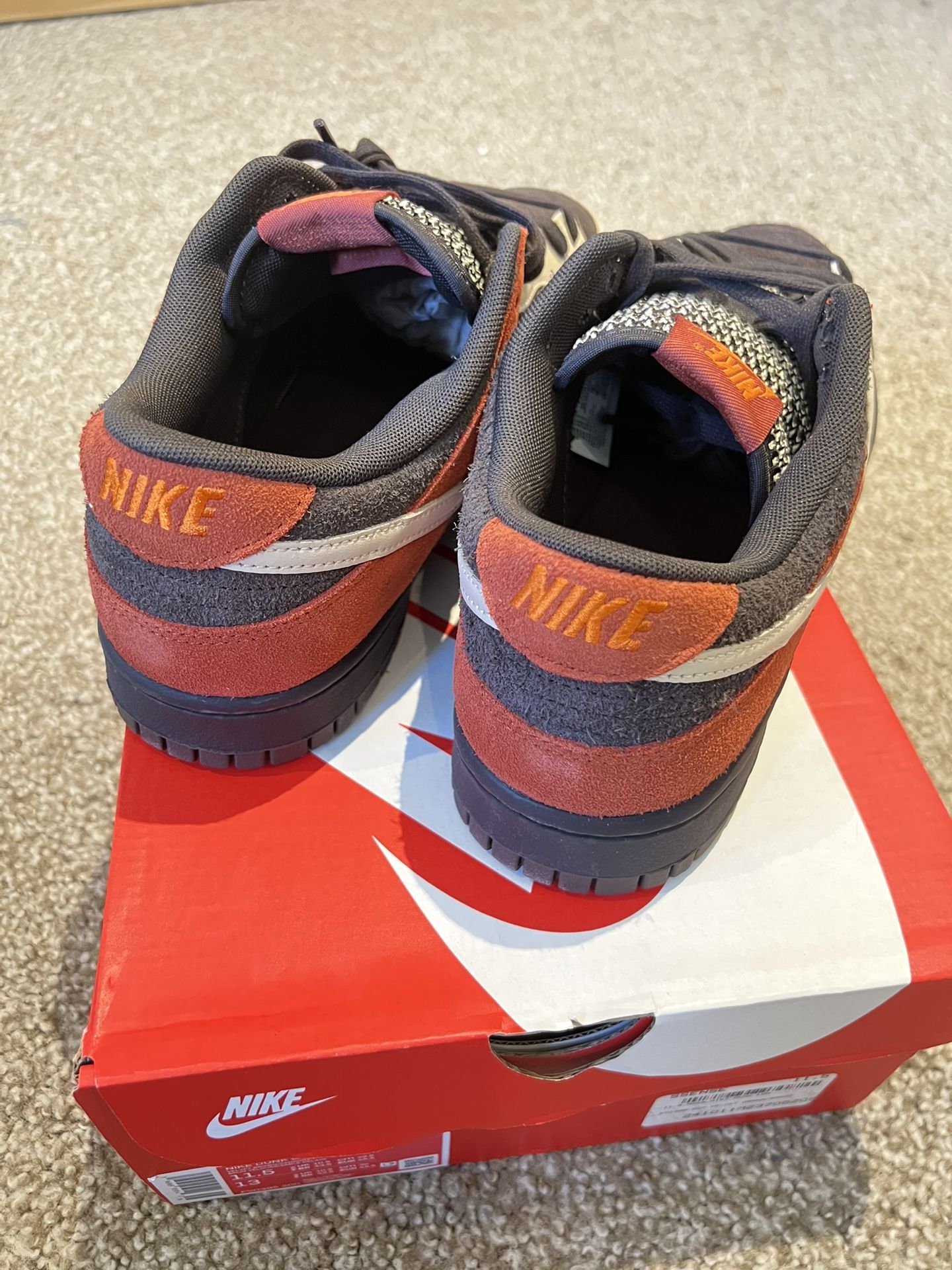 Nike Dunk Low “Red Panda” Size 11.5