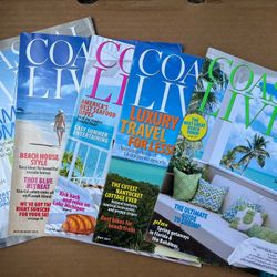 175 Issues of Coastal Living Magazine, 1(contact info removed). Including 10th Anniversary Issue!