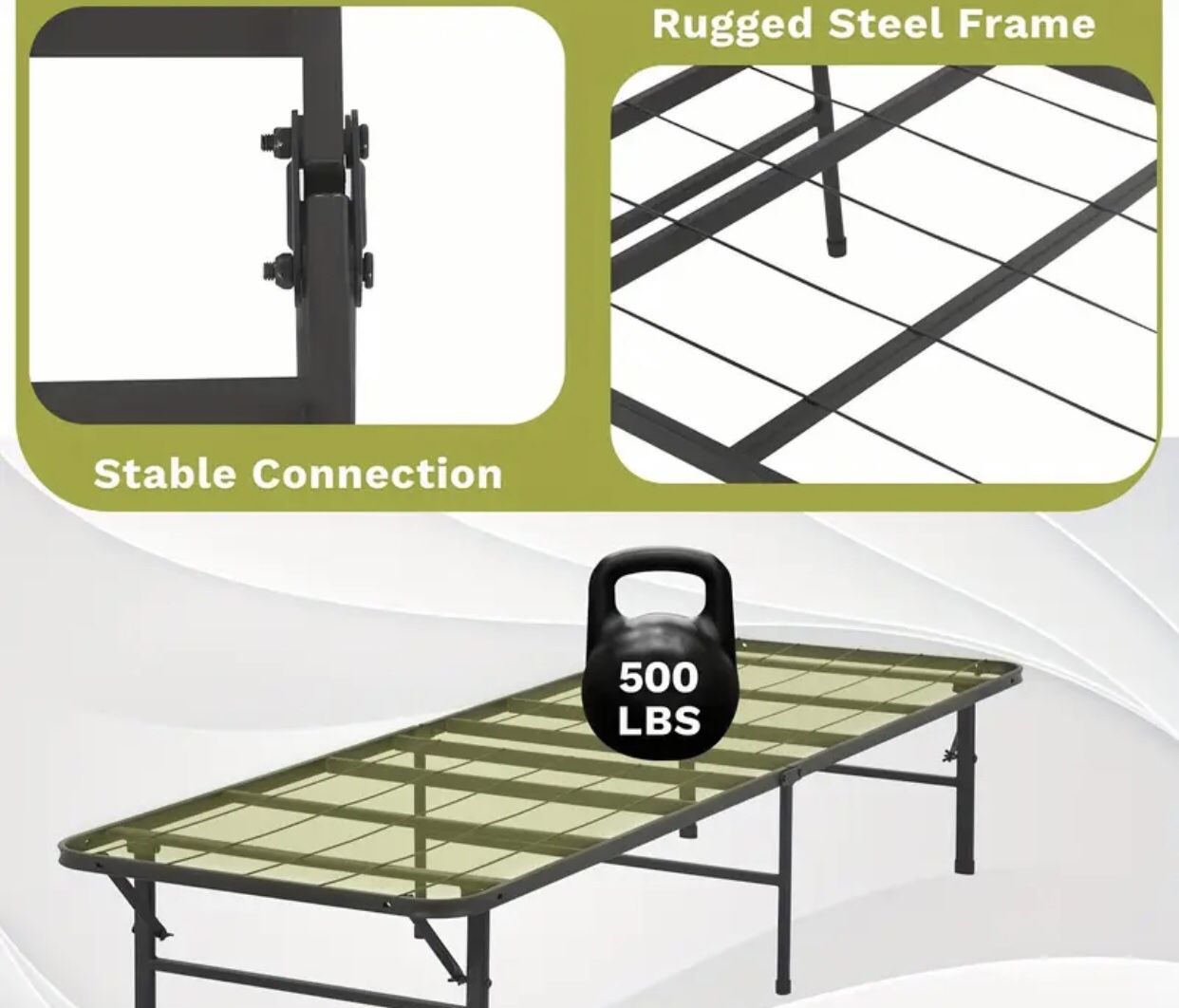 Foldable Twin Sized Bed frame!!
