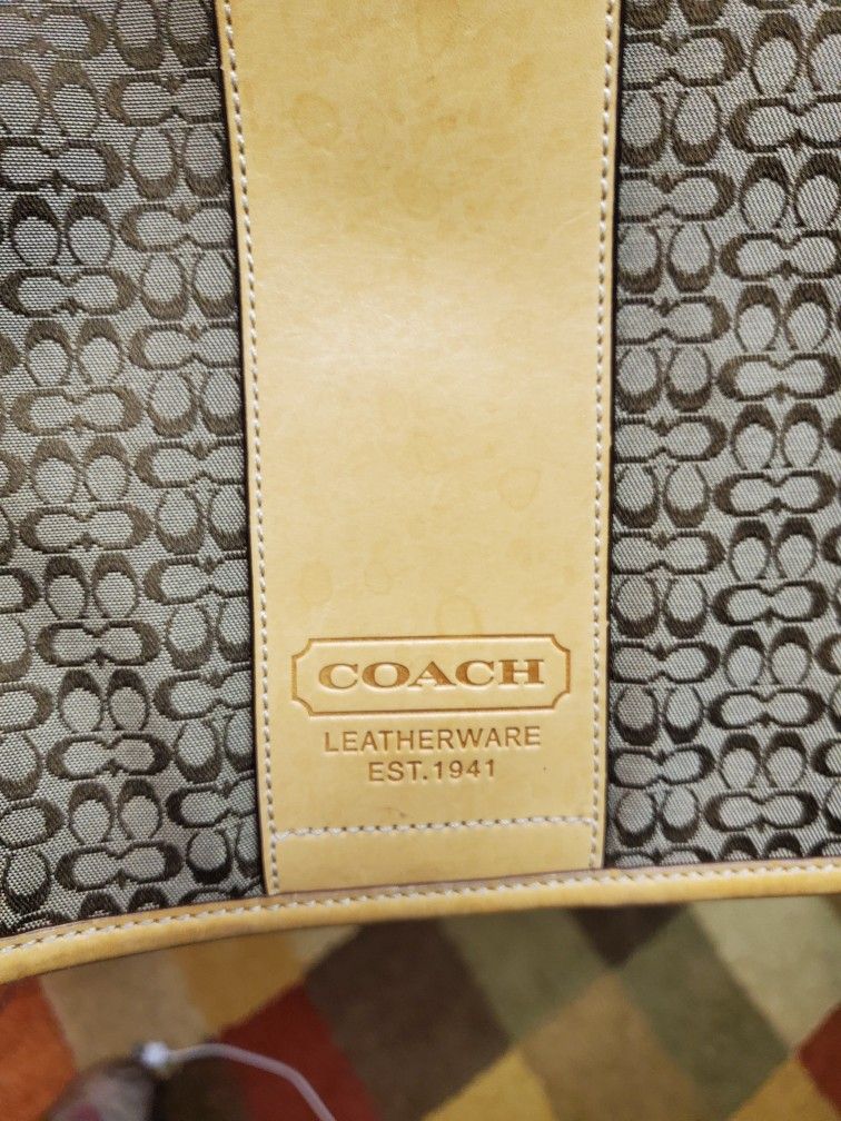 Coach Baby Bag W Pacifier Holder