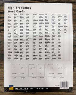 Benchmark Advance, High-Frequency Word Cards Grade 2 Factory Sealed