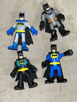 Imaginext DC comics lot of 4 Batman Action Figures