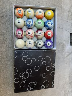 Decorative Pool Ball Set