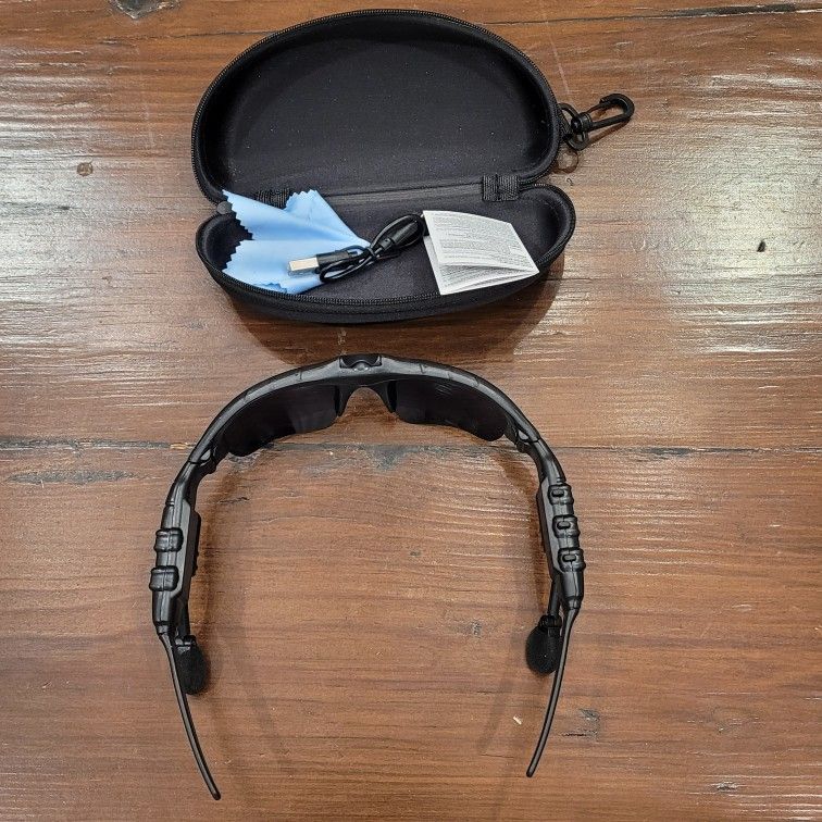 Bluetooth Flip-Up Sunglasses w/ Headphones 