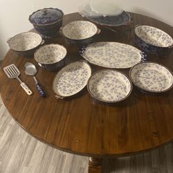 Hermosa Vajilla De Bufet Antigua